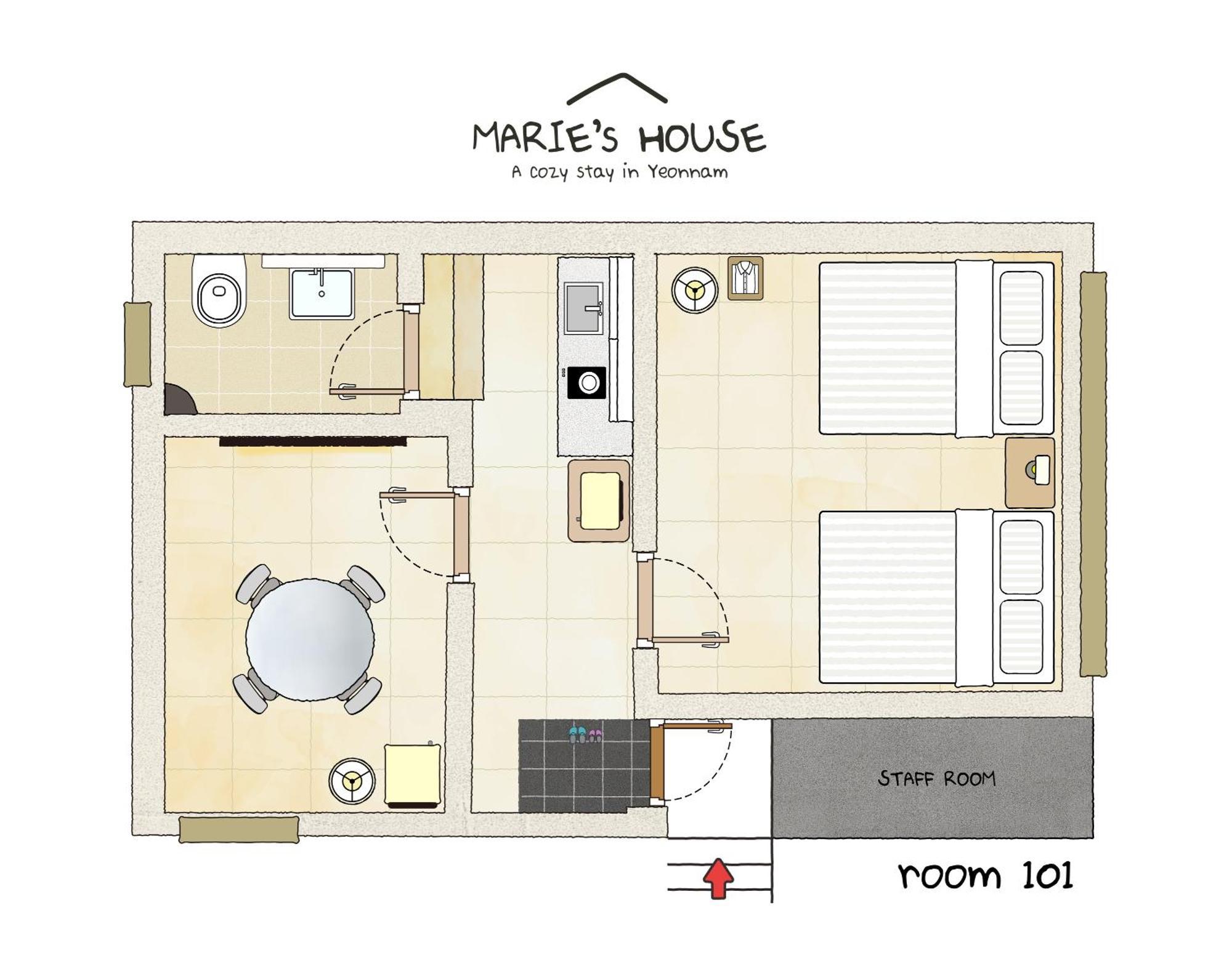 Marie's House 101 Hongdae * Seoul